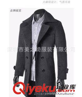 男款風(fēng)衣 大衣定做 廠家直銷男式棉衣中長(zhǎng)款 時(shí)尚冬裝男式棉衣棉服訂做 秋冬款原始圖片3