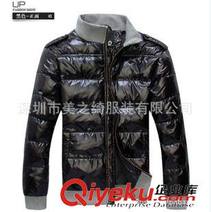 男款棉衣 羽絨服訂做 供應(yīng)男士羽絨服 男款棉衣 時(shí)尚羅口設(shè)計(jì)羽絨服原始圖片2