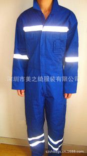 反光服反射服 連體工作服定做廠家 阻燃工裝連體服 防寒連體服定做原始圖片2