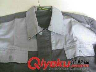 工作服 職業(yè)裝 耐磨耐臟滌棉斜紋工作服 工程服套裝 男女廠服原始圖片2