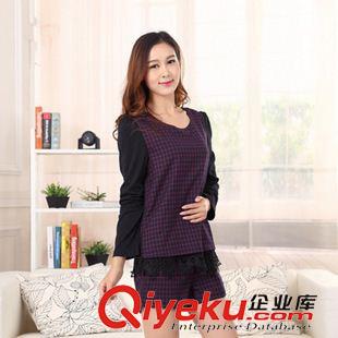 {zx1}上架新款 2015早秋新款孕婦裝哺乳衣 外出時(shí)尚單車(chē)?yán)C花哺乳衣打底T恤