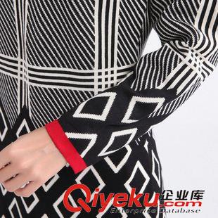 針織衫/毛衣 811#2015秋裝新款中長(zhǎng)款毛衣韓版寬松圓領(lǐng)打底裙毛衣裙原始圖片2