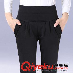 秋冬休閑褲 加絨加厚打底褲秋冬韓版顯瘦長(zhǎng)褲潮大碼胖mm女褲子秋裝靴褲