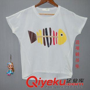 棉T桖 2015夏季新款女士T恤TF衣服學生t血短袖寬松潮女T韓版圓領原宿