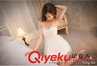 性感女神夜店裝 性感夜店女裝網(wǎng)紗透視伴娘服蓬蓬裙小洋裝禮服抹胸裙連衣裙原始圖片2