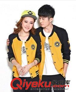 情侶裝專區(qū) 2014棒球服男女韓版潮衛(wèi)衣三件套開衫情侶外套秋裝休閑運(yùn)動(dòng)套裝原始圖片2