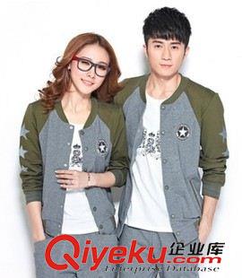 情侶裝專區(qū) 2014棒球服男女韓版潮衛(wèi)衣三件套開衫情侶外套秋裝休閑運(yùn)動(dòng)套裝原始圖片3