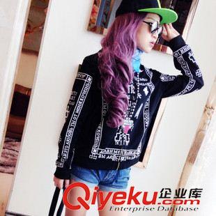情侶裝專區(qū) 原宿情侶裝男女衛(wèi)衣外套潮牌KTZ 權(quán)志龍bigbang GD同款宗教骷髏原始圖片2