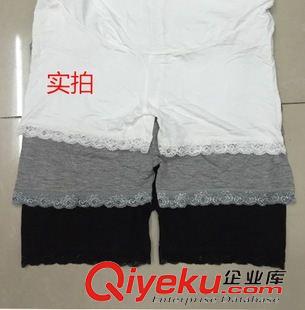 孕婦裝/大碼女裝 2015夏季女裝新款孕婦褲 蕾絲花邊防走光托腹孕婦短褲原始圖片3