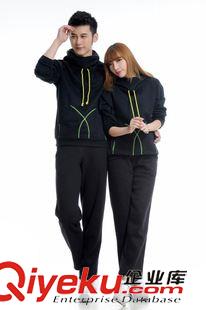 情侶裝 秋冬裝新款英倫情侶裝學生班服連帽拉鏈開衫光板情侶衛(wèi)衣外套大碼原始圖片2