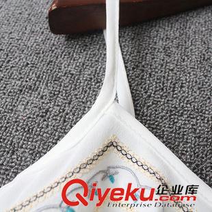 6.8 2015外貿原單刺繡繡花甜美荷葉邊短款時尚打底抹胸雪紡吊帶背心原始圖片3