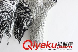 2015九月第二批新款 森女系秋文藝清新抽象幾何斗篷毛衣流蘇蝙蝠袖百搭原始圖片3