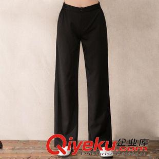 2015八月{dy}批新款上架 2015秋款民族女裝  顯瘦闊腿女士休閑褲 棉麻女褲竹節(jié)垂感好原始圖片3