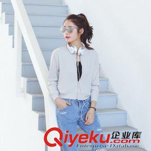 2015八月{dy}批新款上架 新款原宿風2015年秋冬抽繩戴帽連帽寬松大衣風衣外套