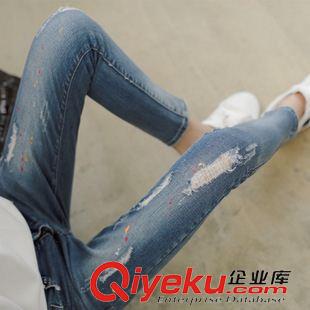 2015七月第五批新款上架 2015秋季爆款時尚情侶裝牛仔褲韓版寬松休閑高腰哈倫褲長褲批發(fā)