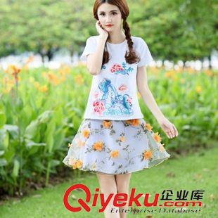 2015七月第四批新款上架 2015韓系新款吊帶棉麻中長(zhǎng)款多層連衣裙素雅夏季兩件套裙