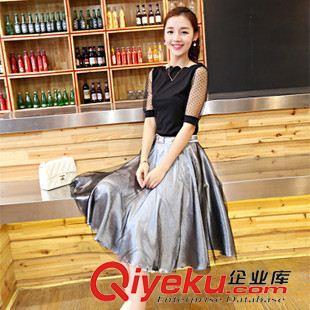 20156月第三批新款上架 2015夏季新款女裝短袖T恤+闊腿褲兩件套 韓版時(shí)尚職業(yè)套裝 現(xiàn)貨