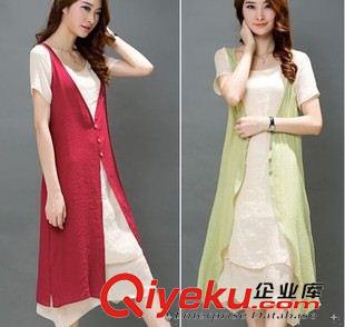 亞麻/棉麻長裙/拖地裙 2015夏季free people外貿(mào)原單刺繡吊帶長裙花瓣鏤空沙灘裙襯裙
