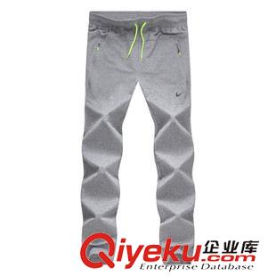 男款長褲 秋季新款收口男士衛(wèi)褲 運(yùn)動(dòng)大碼純棉男長褲青年修身小腳長褲男潮原始圖片2