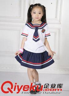 夏季 2015夏季海軍學院風 幼兒園園服小學生校服童裝批發(fā)定制AM36