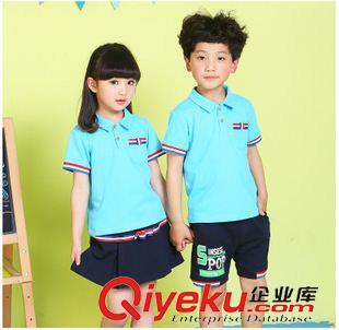 夏季 夏季新品幼儿园园服班服纯棉套装 小学生校服批发定制AM28