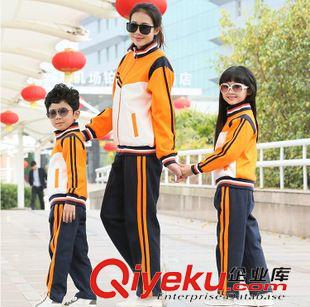 中學(xué)生校服定制 秋冬幼兒園園服小學(xué)生校服運動會班服全棉親子裝兒童套裝批發(fā)AM19原始圖片2