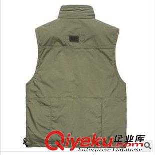 2015新款春款上市 858新品Afsjeep吉普zp多袋馬夾多兜服薄款釣魚網(wǎng)眼攝影馬甲批發(fā)