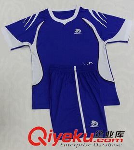 4月新品 批发儿童足球服套装 空白版中小学生比赛训练队服可印字印号logo