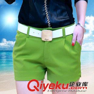 牛仔短褲 混紡短褲 2015春夏新款時(shí)尚韓版女裝高腰薄款短褲毛邊彈力顯瘦大碼牛仔短褲