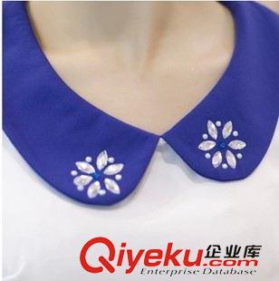 5月8號新款 韓國春秋女裝娃娃領(lǐng)短袖雪紡衫上衣名媛小香風(fēng)修身顯瘦短褲兩件套