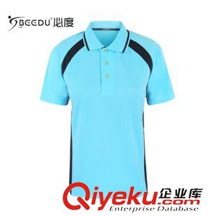 4月上新 夏季品牌男士休閑運動服 外貿(mào)速干翻領(lǐng)POLO衫短袖戶外跑步登山服原始圖片2