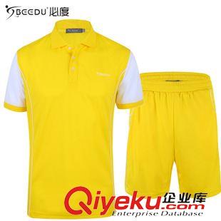 運(yùn)動套裝 夏季男士速干t恤短袖套裝 運(yùn)動短褲戶外運(yùn)動服兩件套加工定制批發(fā)