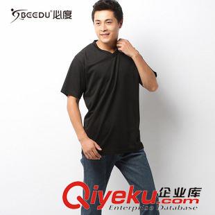 運(yùn)動(dòng)T恤 2015夏季休閑運(yùn)動(dòng)男式短袖t恤 戶外登山圓領(lǐng)速干運(yùn)動(dòng)服男一件代發(fā)原始圖片3