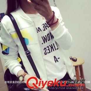 店長(zhǎng)推薦 2015秋裝新款棒球服女外套韓版PU皮學(xué)生衛(wèi)衣開(kāi)衫情侶裝夾克