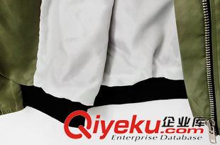 爆款推薦A 韓國代購原宿印花字母長袖中長款情侶裝棒球服棒球衫夾克外套原始圖片2