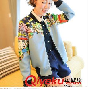 新品上市 潮棒球服女秋學(xué)生薄款學(xué)院風(fēng)長袖短外套太空棉韓版短款韓國