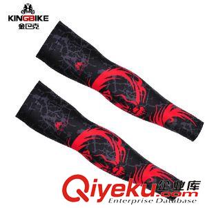 一件代發(fā)區(qū) KINGBIKE金巴克騎行運動袖套自行車防曬袖套臂套夏季男款10天活動原始圖片3
