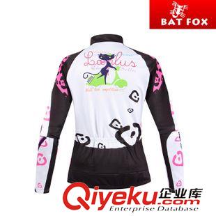 秋冬裝 BAT FOX 騎行服套裝秋冬長袖女 山地車死飛自行車 單車服 貓女郎