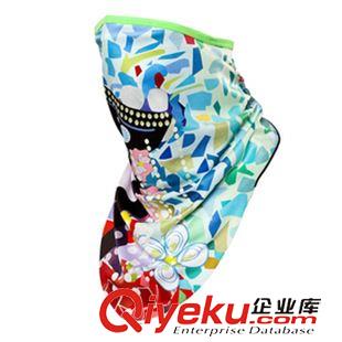 頭巾三角巾 戶外自行車多功能無縫百變魔術(shù)頭巾防曬防塵口罩面罩防霾花旦原始圖片2