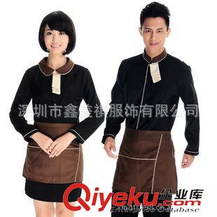 酒店制服 深圳制衣廠咖啡廳工服生產(chǎn)廠家，歡迎選購。原始圖片2