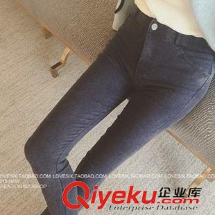 打底褲 2015歐美秋裝新款修身長(zhǎng)褲鉛筆褲女顯瘦打底褲原始圖片3