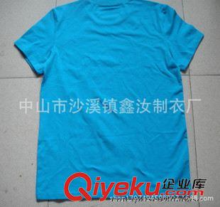 男裝T恤 工廠訂做夏季短袖空白圓領T恤男裝 定制外貿休閑廣告衫 文化衫原始圖片2