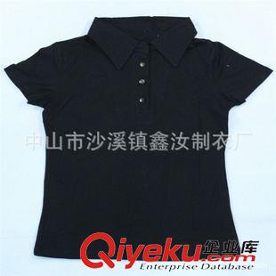 女裝polo 廠家訂做女裝外貿(mào)全棉短袖翻領(lǐng)衫 時(shí)尚休閑工作T恤  空白廣告衫