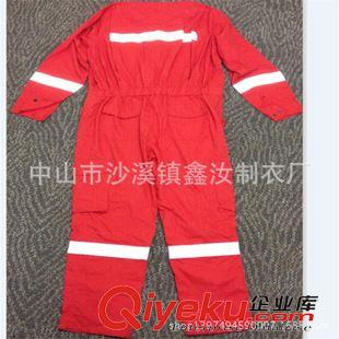 連體服 廠家定制連體服 定制外貿男士反光斜紋工裝