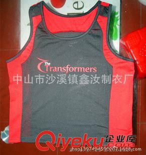 背心 加工訂制男士寬肩廣告背心 訂做運動健身背心 定做外貿(mào)貼牌背心