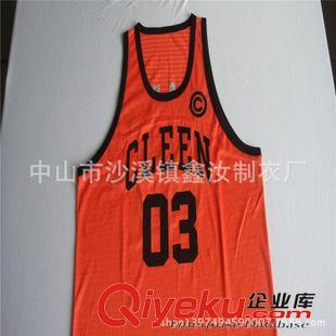 背心 廠家訂做夏季男士 全滌網(wǎng)眼吸濕排汗球隊運動背心 工字廣告背心原始圖片2