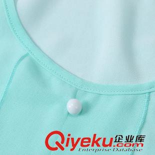 2015年3月新款 2015夏季韓版新款短袖時尚雪紡衫假兩件打底大碼上衣女