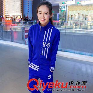 套裝（褲裝） 秋季新款韓版運動休閑套裝 時尚大碼定制女裝兩件套代理一件代發(fā)