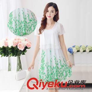孕婦連衣裙 S2015夏季新款孕婦裙 韓版時尚大碼孕婦裝孕婦連衣裙一件代發(fā)批發(fā)