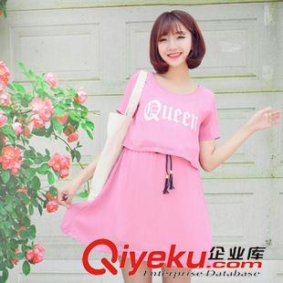 5月連衣裙 實拍 孕婦裝夏裝孕婦連衣裙夏中長款哺乳孕婦裙2015夏天裙子原始圖片3